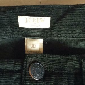 Dark green corduroy pants